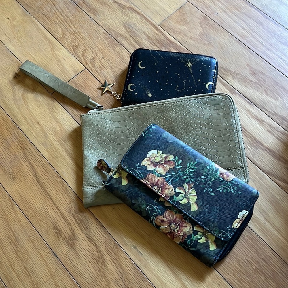 Celestial floral wallet bundle